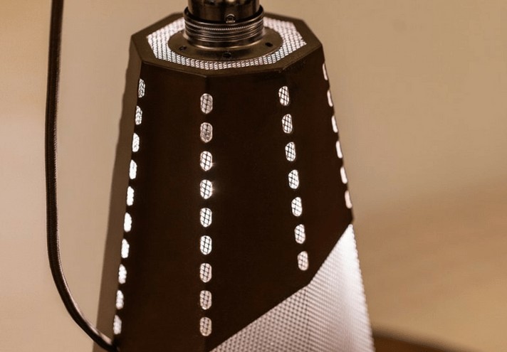 Meubles-design-en-acier-corten-Style-industriel-Acier-corten-intérieur-Intérieur-moderne-Éclairage-moderne-FRAC | Lampe en co...