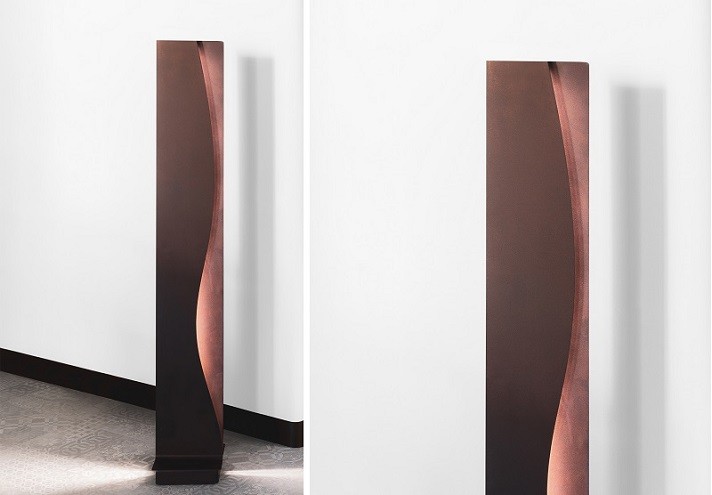 Meubles-design-en-acier-corten-Style-industriel-Acier-corten-intérieur-Intérieur-moderne-Éclairage-moderne-ESSE 001 | Lampe e...