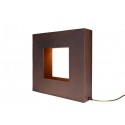 Arredamento-in-acciaio-Stile-industriale-Arredamento-in-corten-Arredamento made-in-Italy-COMUNI | Lampada in corten