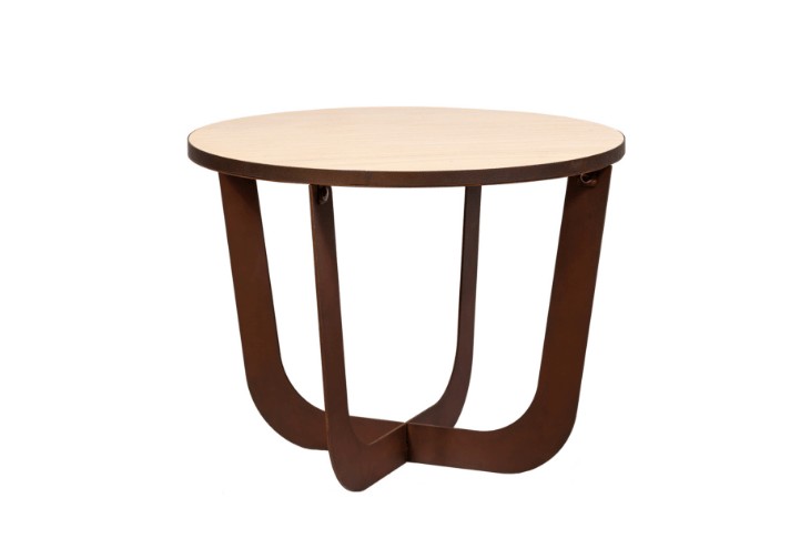 Meubles-design-en-acier-corten-Style-industriel-Acier-corten-intérieur-Intérieur-moderne-COFFEE | Table basse en corten