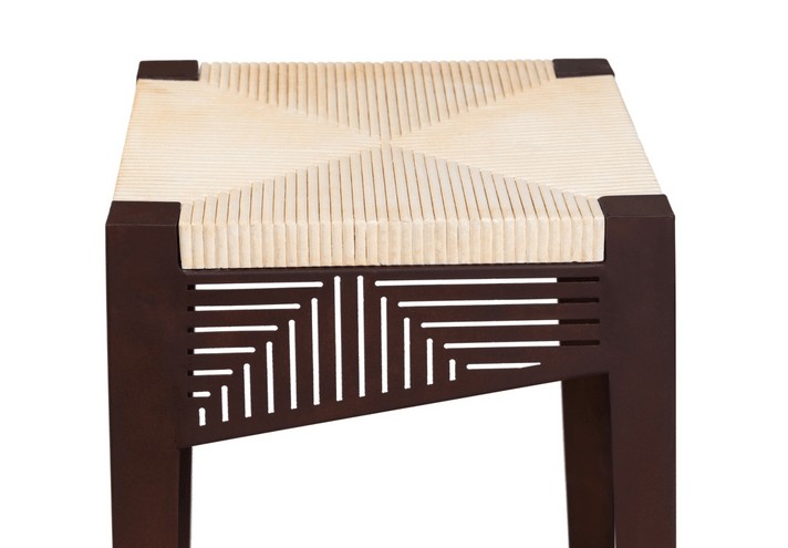 Meubles-design-en-acier-corten-Style-industriel-Acier-corten-intérieur-Intérieur-moderne-CORTESE | Tabouret en acier corten