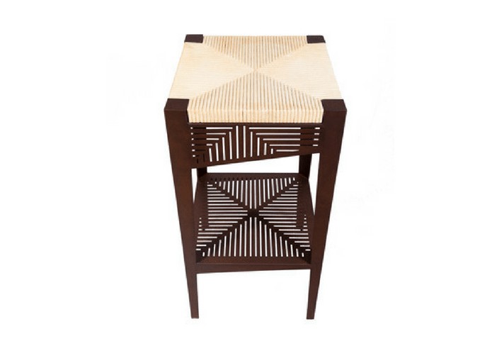 Meubles-design-en-acier-corten-Style-industriel-Acier-corten-intérieur-Intérieur-moderne-CORTESE | Tabouret en acier corten