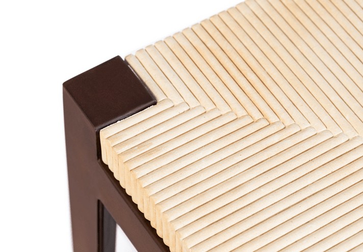 Meubles-design-en-acier-corten-Style-industriel-Acier-corten-intérieur-Intérieur-moderne-CORTESE | Tabouret en acier corten