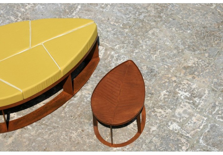 Meubles-design-en-acier-corten-Style-industriel-Acier-corten-intérieur-Intérieur-moderne-LILA | Table basse en acier Corten