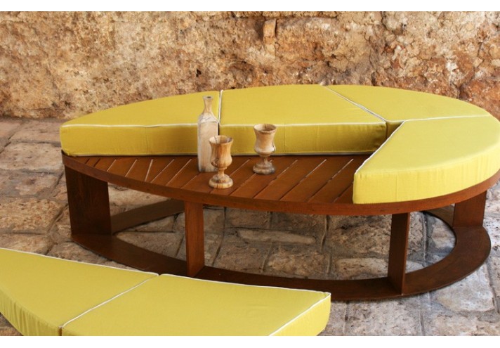 Corten-Möbel-Einrichtung-hergestellt-in-Italien-Stahlmöbel-LILA | Puff aus Corten