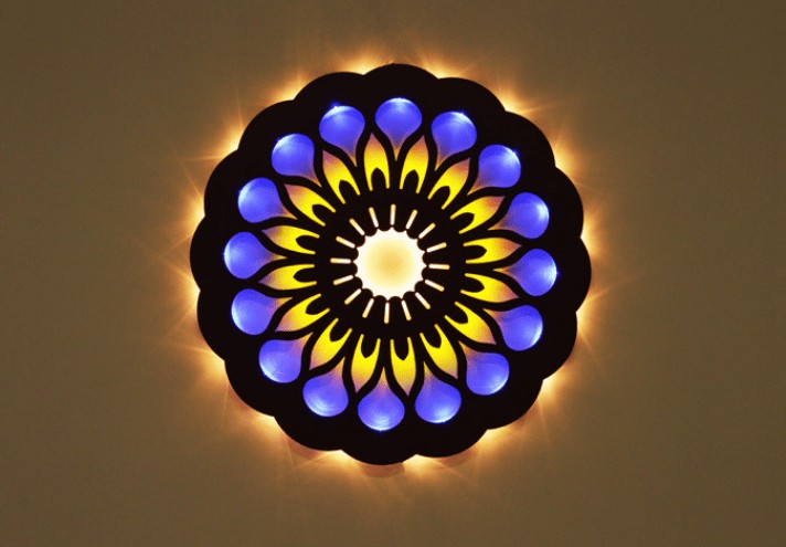 Corten-Möbel-Einrichtung-hergestellt-in-Italien-Stahlmöbel-LUMINARA | Wandleuchte aus Corten