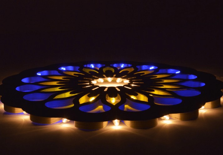 Arredamento-in-acciaio-Stile-industriale-Arredamento-in-corten-Arredamento made-in-Italy-LUMINARA | Lampada in corten