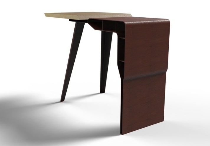 Design-furniture-Italy-Corten-design-Design-made-in-Italy-Italian-design-store-MESETA | Wood and Corten Console