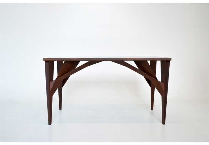 Arredamento-in-acciaio-Stile-industriale-Arredamento-in-corten-Arredamento made-in-Italy-TREE X | Tavolo in corten