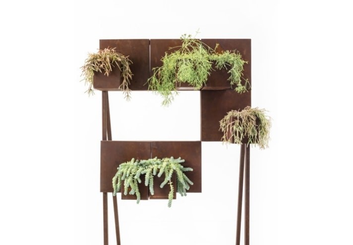 Arredamento-in-acciaio-Stile-industriale-Arredamento-in-corten-Arredamento made-in-Italy-QUERINI | Fioriera in corten