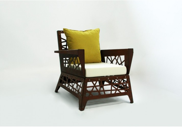 Design-furniture-Italy-Corten-design-Design-made-in-Italy-Italian-design-store-MIKADO | Corten armchair