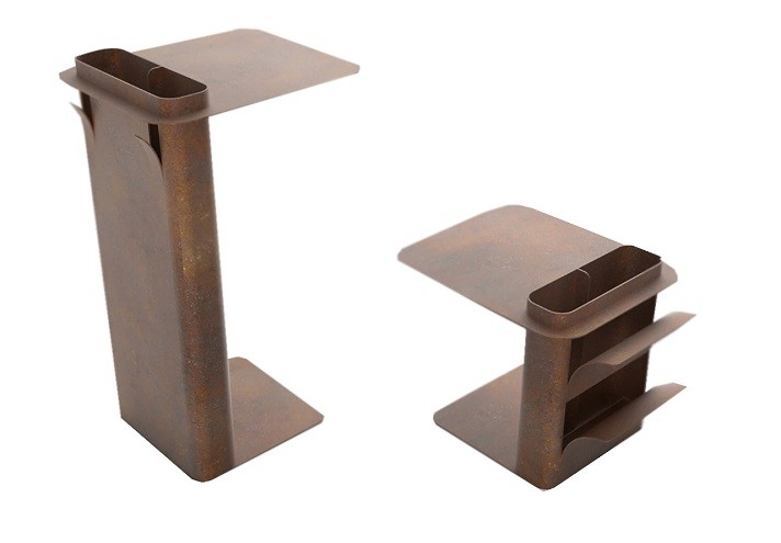 Arredamento-in-acciaio-Stile-industriale-Arredamento-in-corten-Arredamento made-in-Italy-DAD | Tavolino in corten Arredamento-in-acciaio-Stile-industriale-Arredamento-in-corten-Arredamento made-in-Italy-DAD | Tavolino in corten