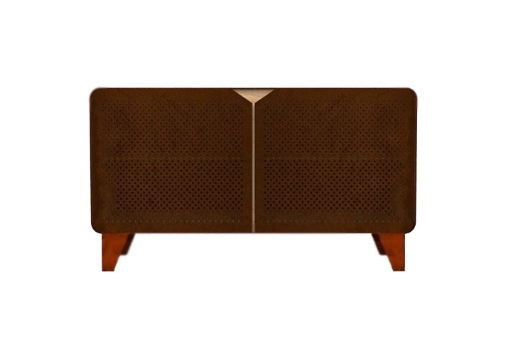 Meubles-design-en-acier-corten-Style-industriel-Acier-corten-intérieur-Intérieur-moderne-SIDEBOARD | Buffet haut en corten