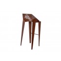 Meubles-design-en-acier-corten-Style-industriel-Acier-corten-intérieur-Intérieur-moderne-FOGLIA_002 | Tabouret en acier corten