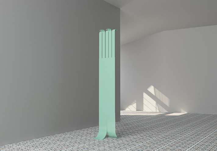 Design-furniture-Italy-Corten-design-Design-made-in-Italy-Italian-design-store-WALK | Corten coat rack