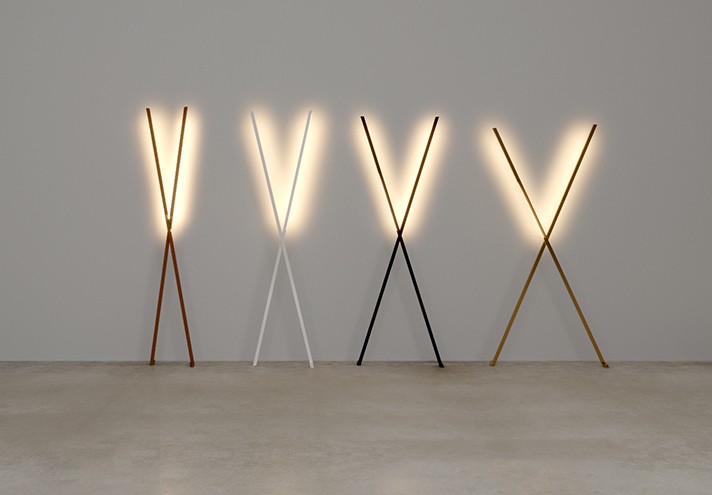 Arredamento-in-acciaio-Stile-industriale-Arredamento-in-corten-Arredamento made-in-Italy-X FLOOR | Lampada da terra in corten