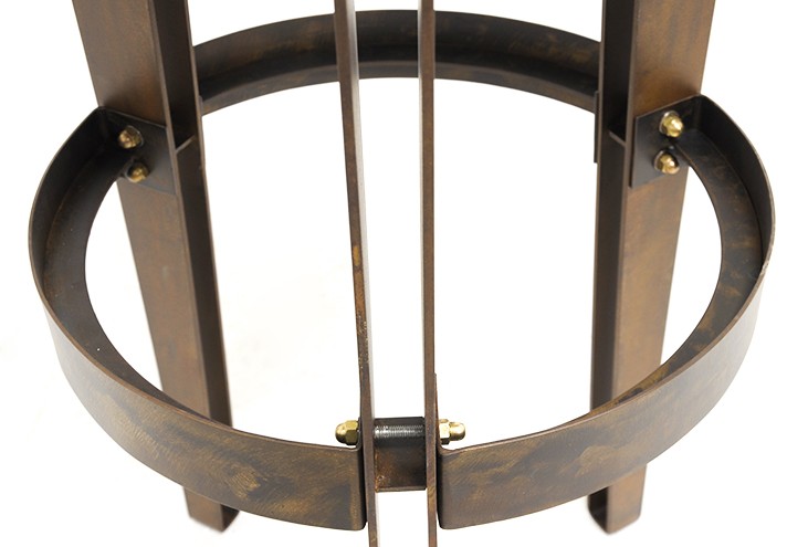 Meubles-design-en-acier-corten-Style-industriel-Acier-corten-intérieur-Intérieur-moderne-LEGGERO | Tabouret en corten