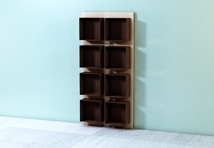 Design-furniture-Italy-Corten-design-Design-made-in-Italy-Italian-design-store-Central MODULO | Corten bookcase