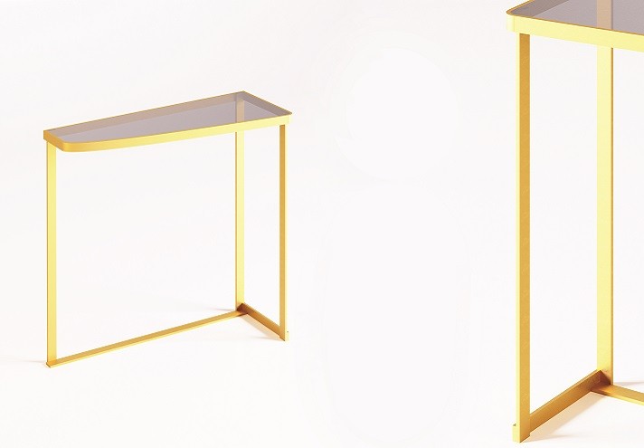 Design-furniture-Italy-Corten-design-Design-made-in-Italy-Italian-design-store-JACKIE | Brass console