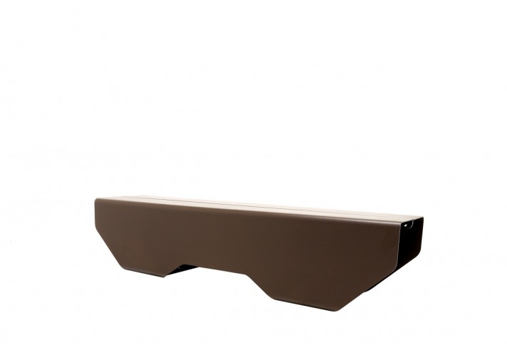 Corten-Möbel-Einrichtung-hergestellt-in-Italien-Stahlmöbel-TUNNEL | Bank aus Corten