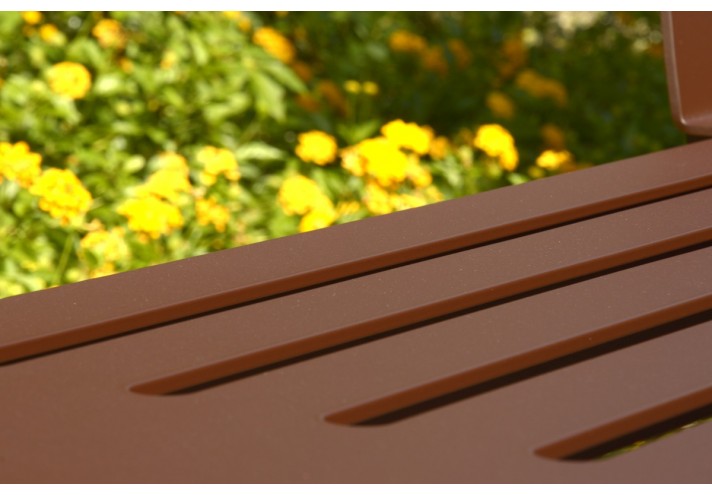 Meubles-design-en-acier-corten-Style-industriel-Acier-corten-intérieur-Intérieur-moderne-CUT | Banc en corten