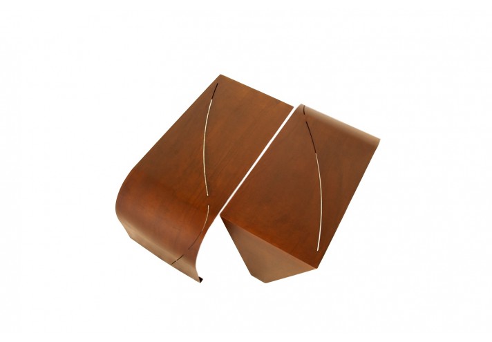 Arredamento-in-acciaio-Stile-industriale-Arredamento-in-corten-Arredamento made-in-Italy-ESSENTIAL | Tavolino in corten
