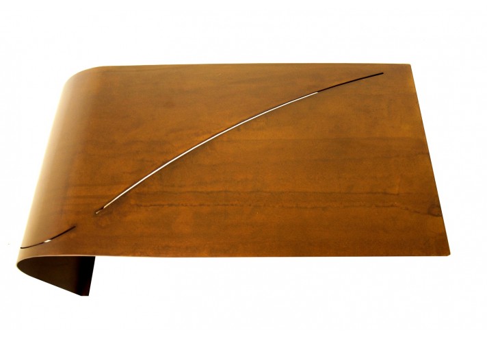 Arredamento-in-acciaio-Stile-industriale-Arredamento-in-corten-Arredamento made-in-Italy-ESSENTIAL | Tavolino in corten