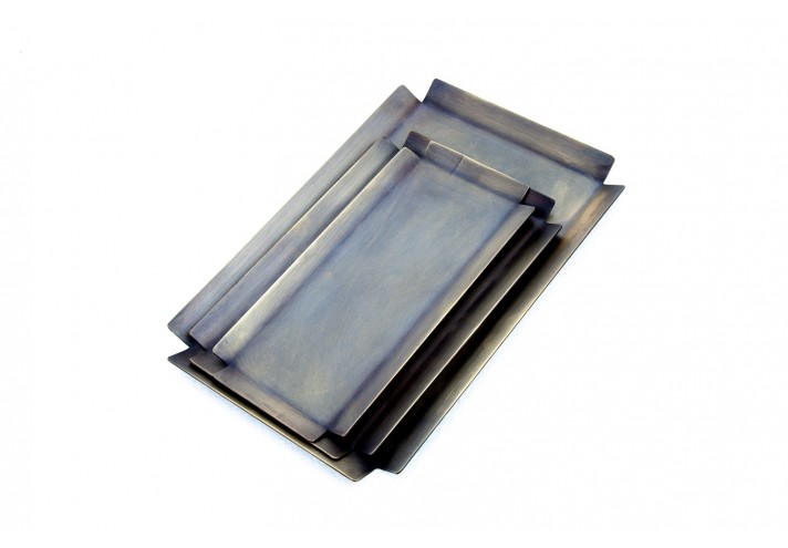 Design-furniture-Italy-Corten-design-Design-made-in-Italy-Italian-design-store-TOW | Brass tray