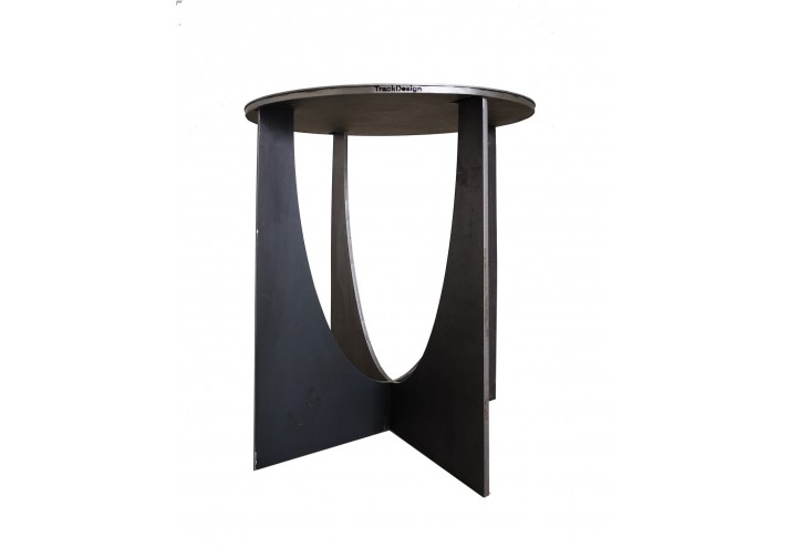 Corten-Möbel-Einrichtung-hergestellt-in-Italien-Stahlmöbel-NOVIS | Couchtisch aus Stahl