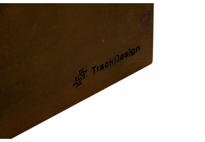 Corten-Möbel-Einrichtung-hergestellt-in-Italien-Stahlmöbel-PIEGA | Bibliothek aus Corten