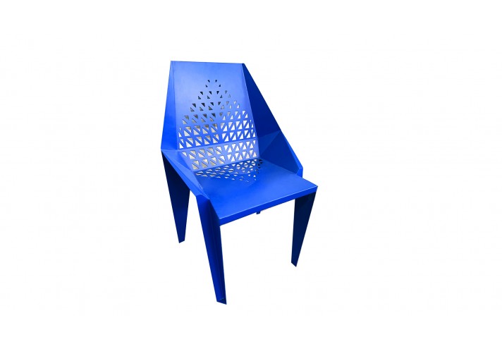 Corten-Möbel-Einrichtung-hergestellt-in-Italien-Stahlmöbel-FOGLIA_001 | Stuhl aus Corten