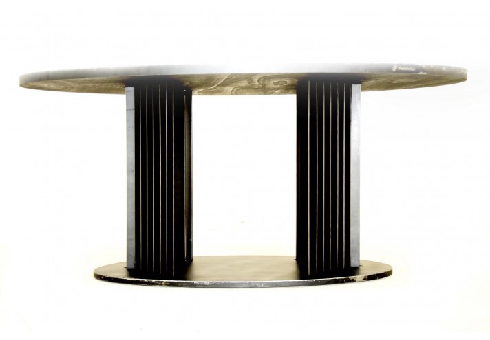 Design-furniture-Italy-Corten-design-Design-made-in-Italy-Italian-design-store-OVOV | Steel table