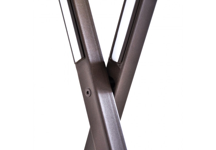 Arredamento-in-acciaio-Stile-industriale-Arredamento-in-corten-Arredamento made-in-Italy-X FLOOR | Lampada da terra in corten
