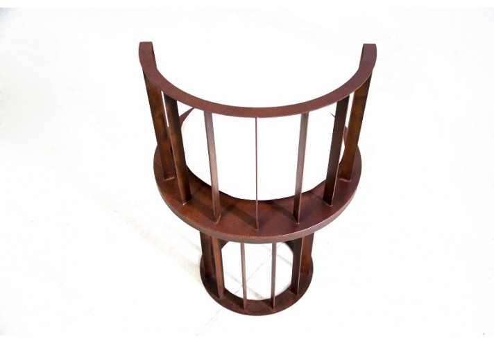 Arredamento-in-acciaio-Stile-industriale-Arredamento-in-corten-Arredamento made-in-Italy-KANDINSKY 1923 | Sedia in corten