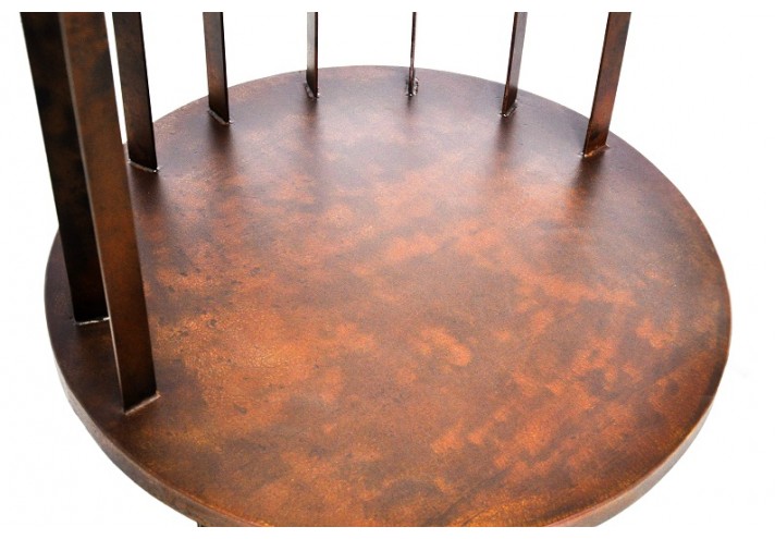 Arredamento-in-acciaio-Stile-industriale-Arredamento-in-corten-Arredamento made-in-Italy-KANDINSKY 1923 | Sedia in corten