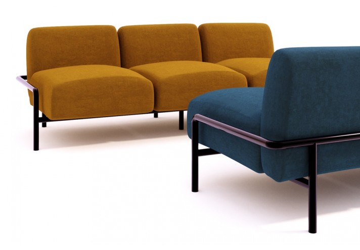 Design-furniture-Italy-Corten-design-Design-made-in-Italy-Italian-design-store-QUIES | Steel Sofa