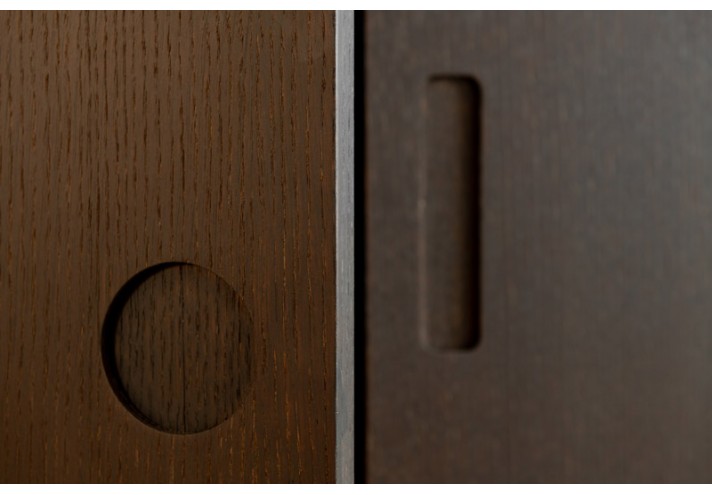 Design-furniture-Italy-Corten-design-Design-made-in-Italy-Italian-design-store-LIGNE | Brass TV cabinet