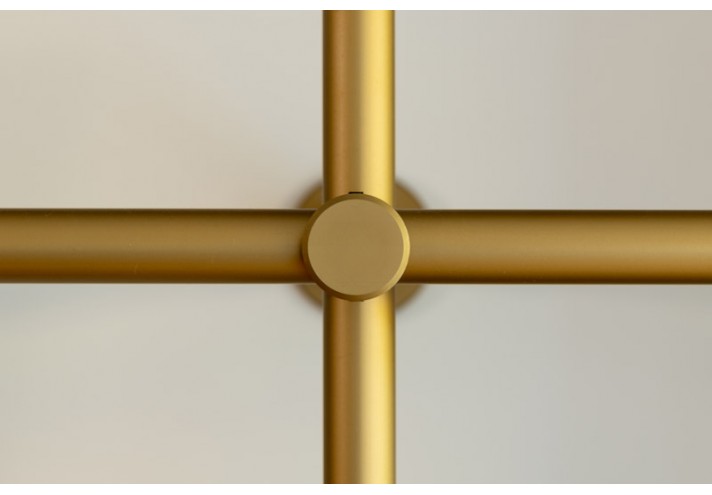 Design-furniture-Italy-Corten-design-Design-made-in-Italy-Italian-design-store-MÉTRO | Brass modular bookcase