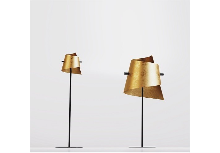 Arredamento-in-acciaio-Stile-industriale-Arredamento-in-corten-Arredamento made-in-Italy-COCHLEA | Lampada da terra in acciaio