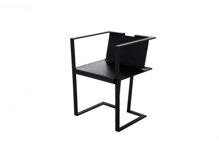 Arredamento-in-acciaio-Stile-industriale-Arredamento-in-corten-Arredamento made-in-Italy-JACKIE | Sedia in acciaio