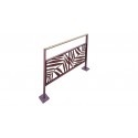 Arredamento-in-acciaio-Stile-industriale-Arredamento-in-corten-Arredamento made-in-Italy-NATURA | Barriera in corten
