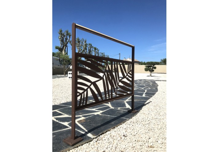 Meubles-design-en-acier-corten-Style-industriel-Acier-corten-intérieur-Intérieur-moderne-NATURA | Barrière