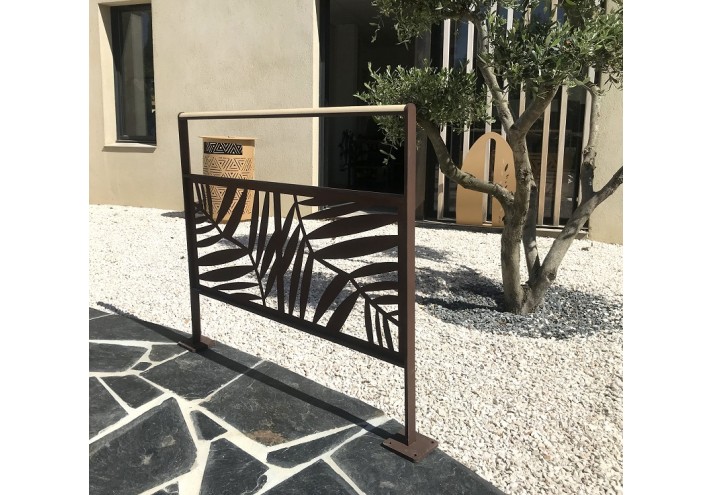 Meubles-design-en-acier-corten-Style-industriel-Acier-corten-intérieur-Intérieur-moderne-NATURA | Barrière