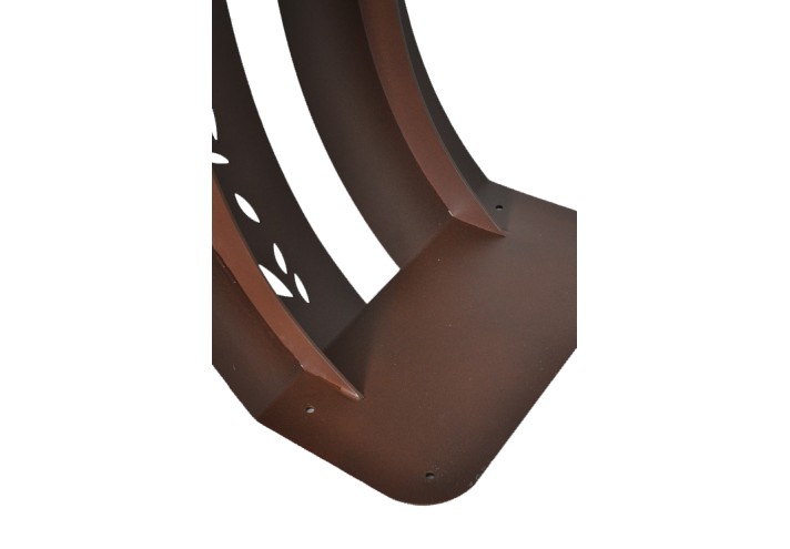 Arredamento-in-acciaio-Stile-industriale-Arredamento-in-corten-Arredamento made-in-Italy-NATURA | Porta bicicletta