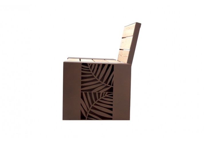 Meubles-design-en-acier-corten-Style-industriel-Acier-corten-intérieur-Intérieur-moderne-NATURA | Fauteuil