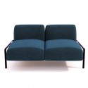 Arredamento-in-acciaio-Stile-industriale-Arredamento-in-corten-Arredamento made-in-Italy-QUIES | Divano in acciaio