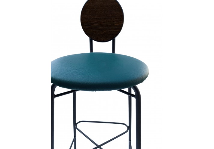 Arredamento-in-acciaio-Stile-industriale-Arredamento-in-corten-Arredamento made-in-Italy-POLKA | Sgabello alto in acciaio