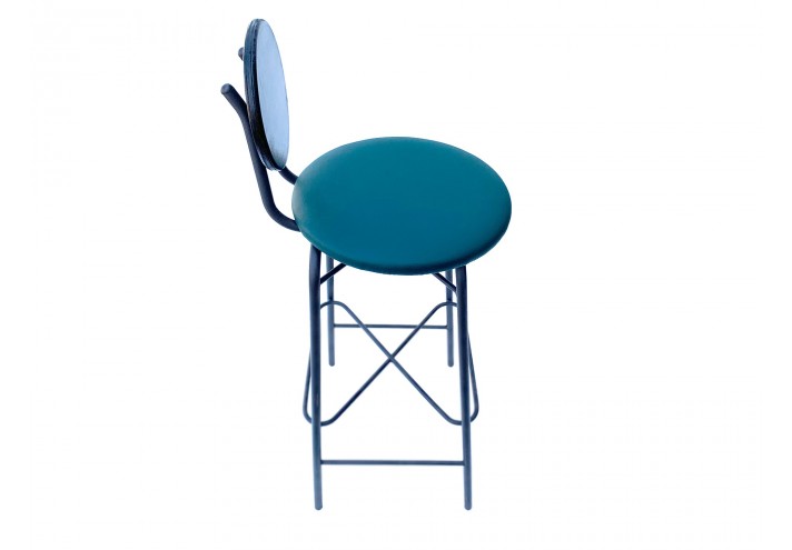 Design-furniture-Italy-Corten-design-Design-made-in-Italy-Italian-design-store-POLKA | Steel high stool