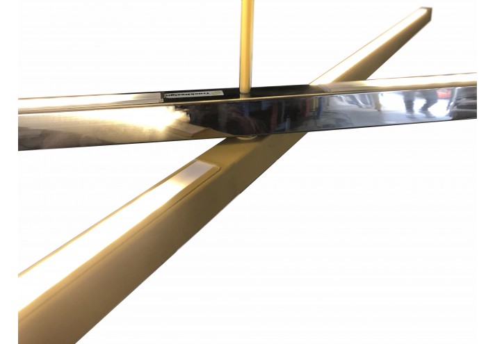 Arredamento-in-acciaio-Stile-industriale-Arredamento-in-corten-Arredamento made-in-Italy-X FLOOR | Lampada a sospensione in c...