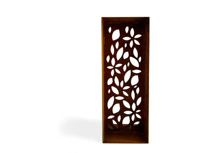 Corten-Möbel-Einrichtung-hergestellt-in-Italien-Stahlmöbel-HANAMI | Totem aus Corten